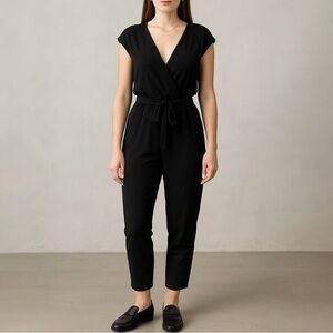 HELMUT LANG V-Neck Jumpsuit